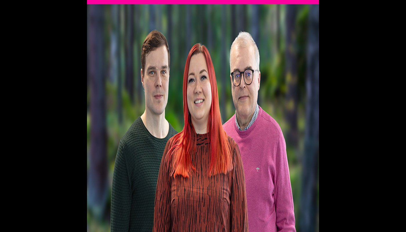 Kalle Vanhatalo, Sara Perttula ja Kyösti Turkia