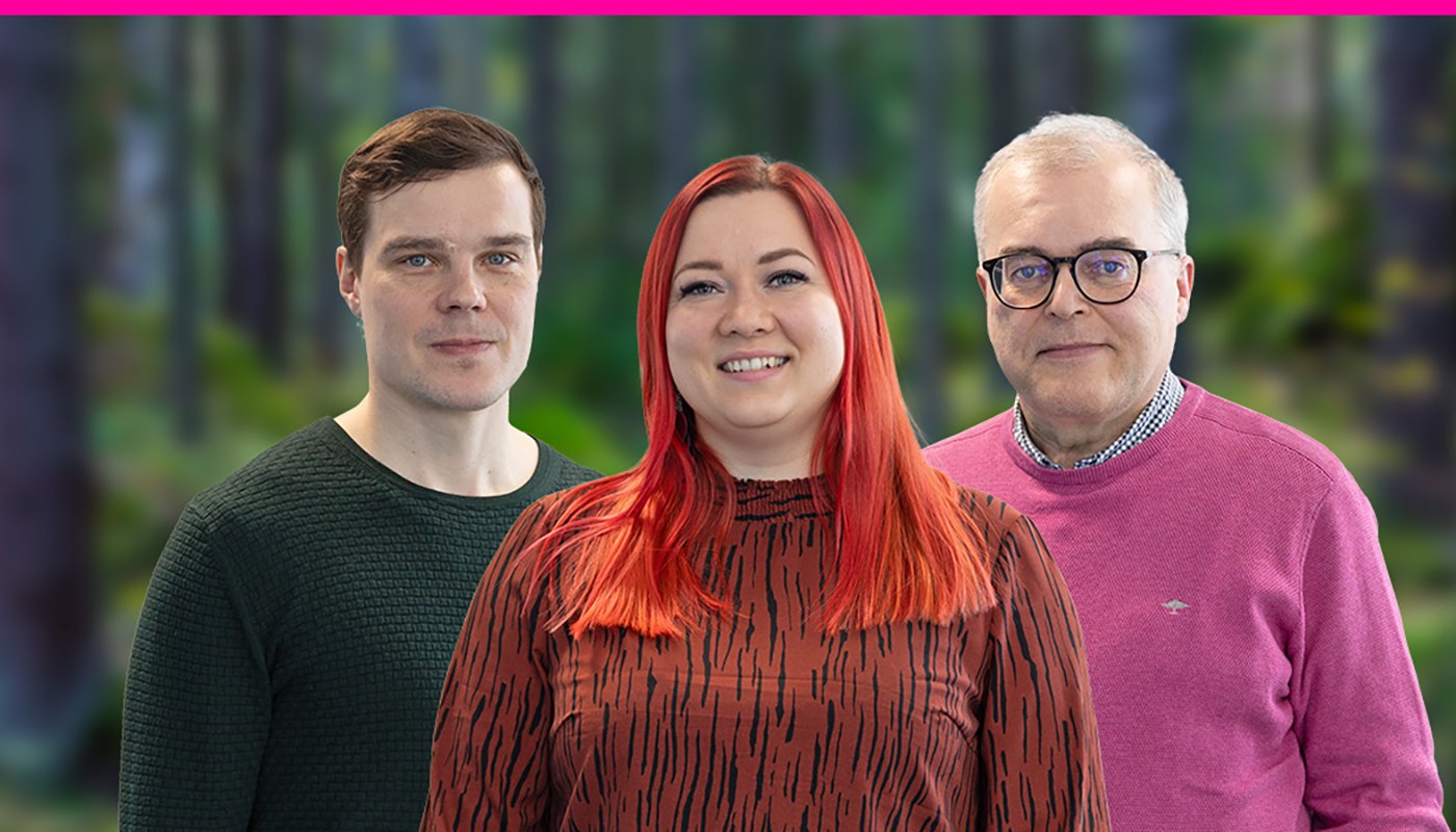 Kalle Vanhatalo, Sara Perttula ja Kyösti Turkia